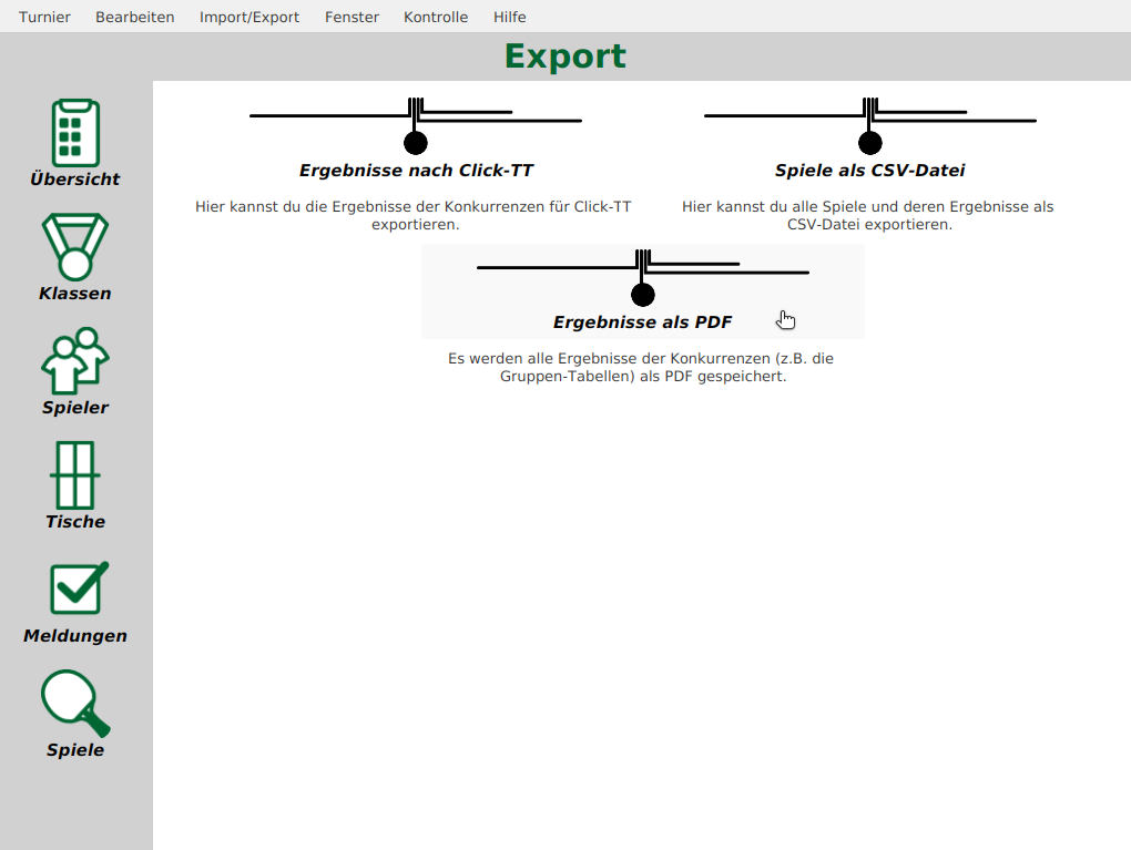 Export als PDF